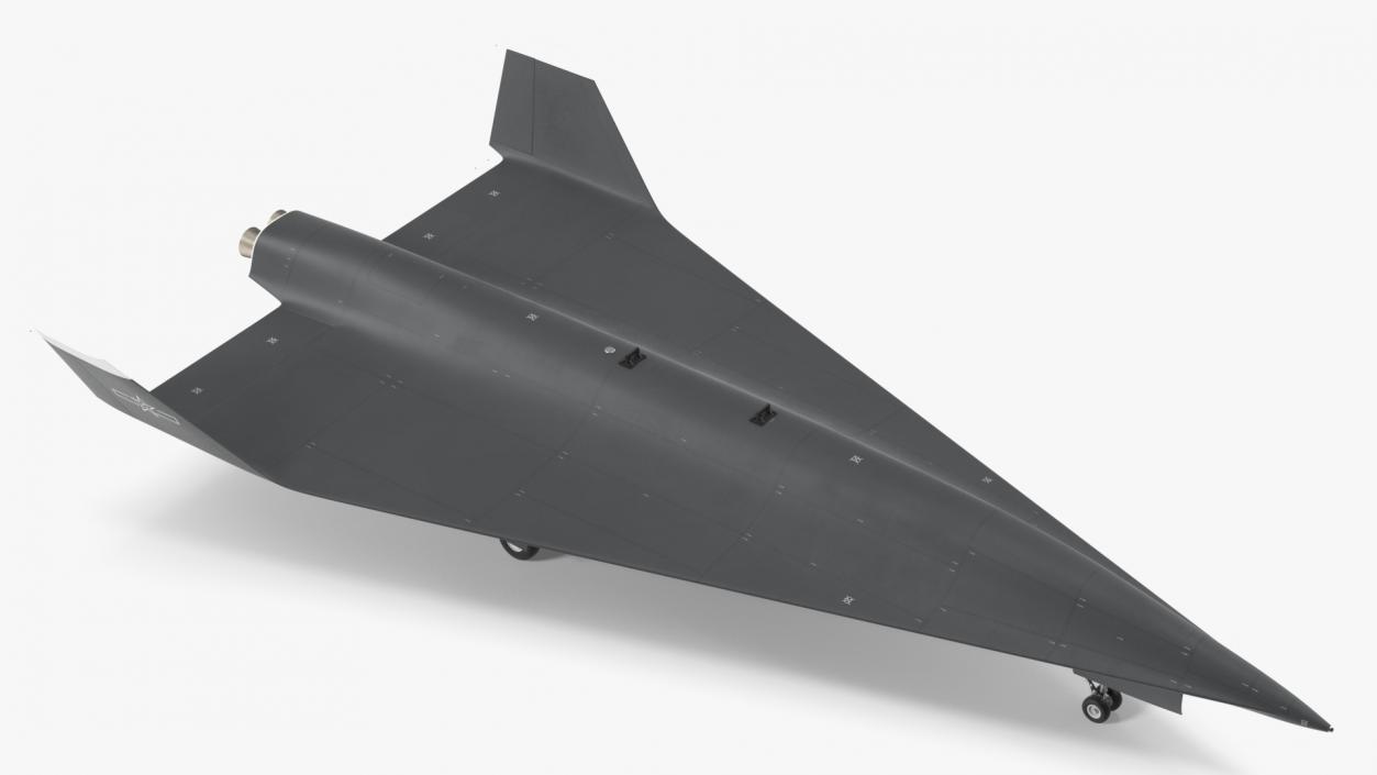 WZ 8 China Supersonic Drone Rigged 3D model