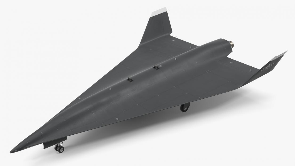 WZ 8 China Supersonic Drone Rigged 3D model