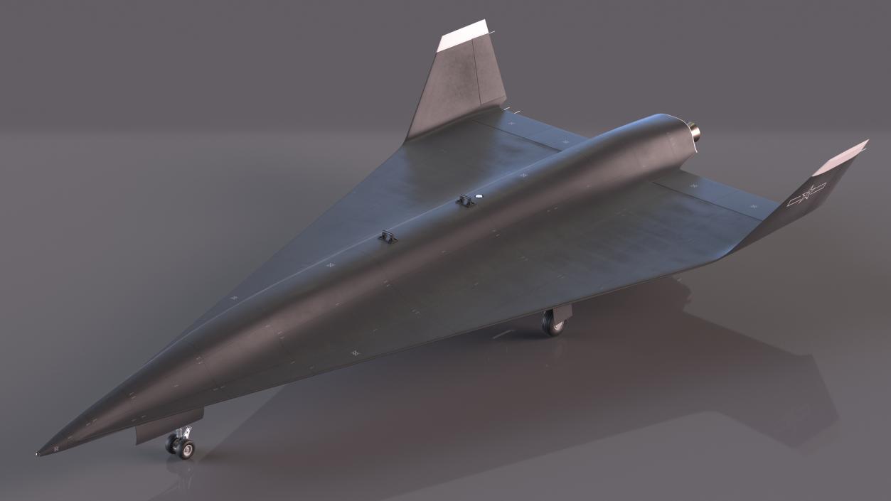 WZ 8 China Supersonic Drone Rigged 3D model