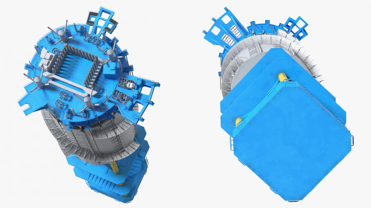 3D Deepwater Oil Platform Mount model