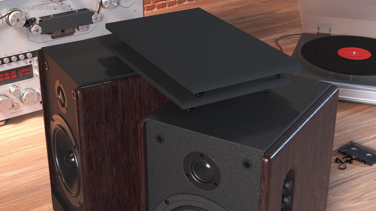 3D model Microlab Solo 6C Bookshelf Speakers