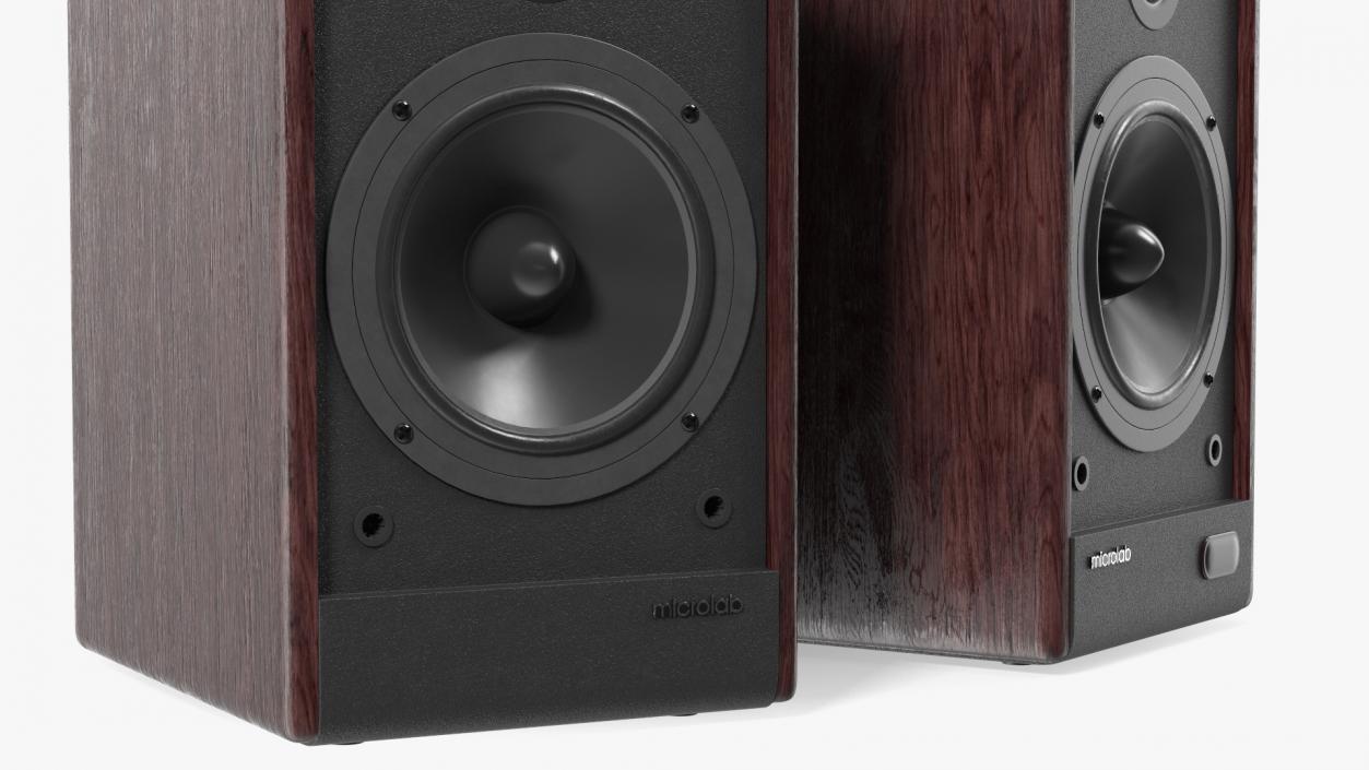 3D model Microlab Solo 6C Bookshelf Speakers