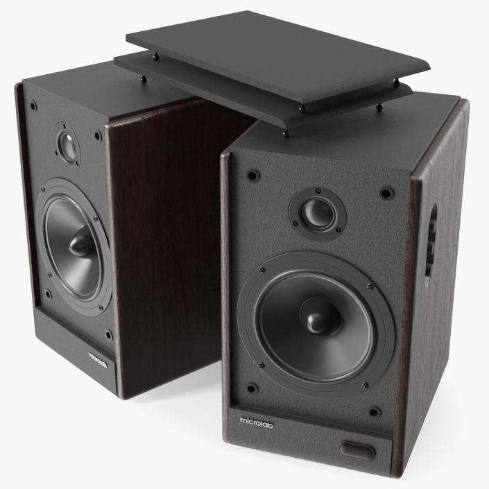 3D model Microlab Solo 6C Bookshelf Speakers