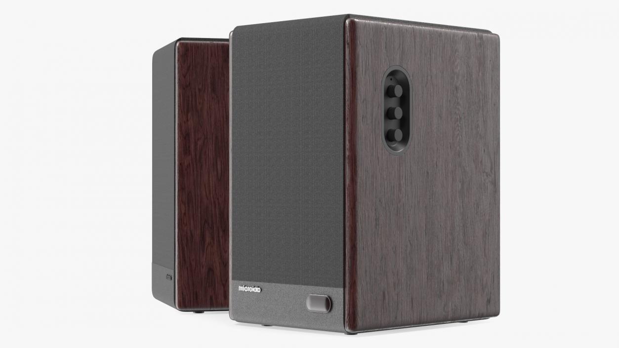 3D model Microlab Solo 6C Bookshelf Speakers