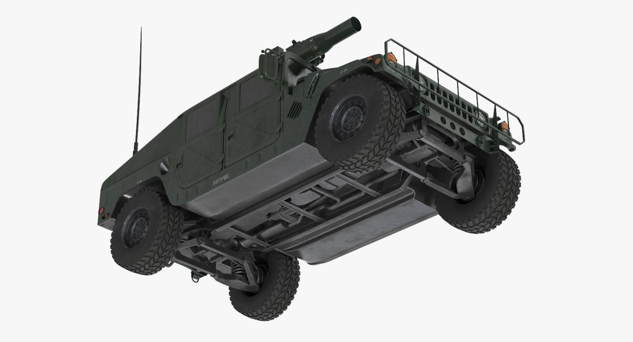 3D model HMMWV TOW Missile Carrier M966