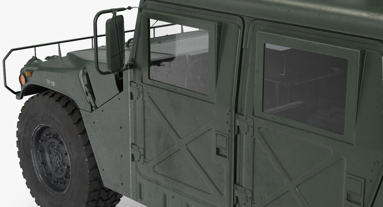 3D model HMMWV TOW Missile Carrier M966