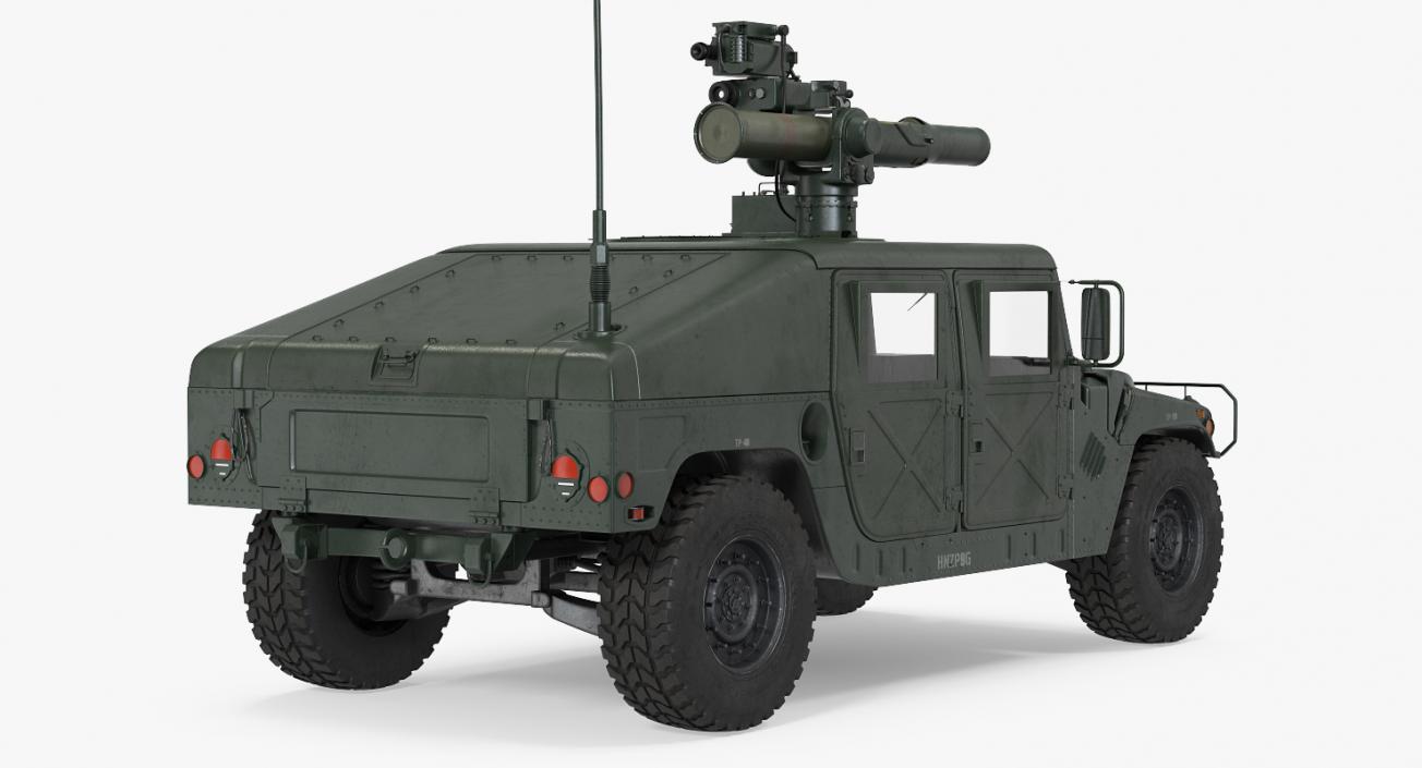 3D model HMMWV TOW Missile Carrier M966