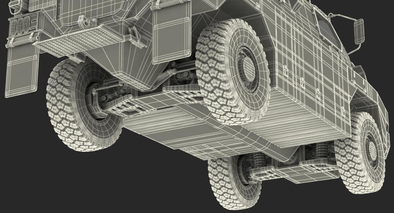 Medic Bushmaster MR6 Rigged 3D