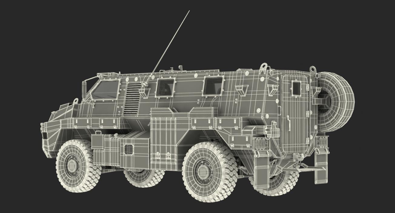 Medic Bushmaster MR6 Rigged 3D