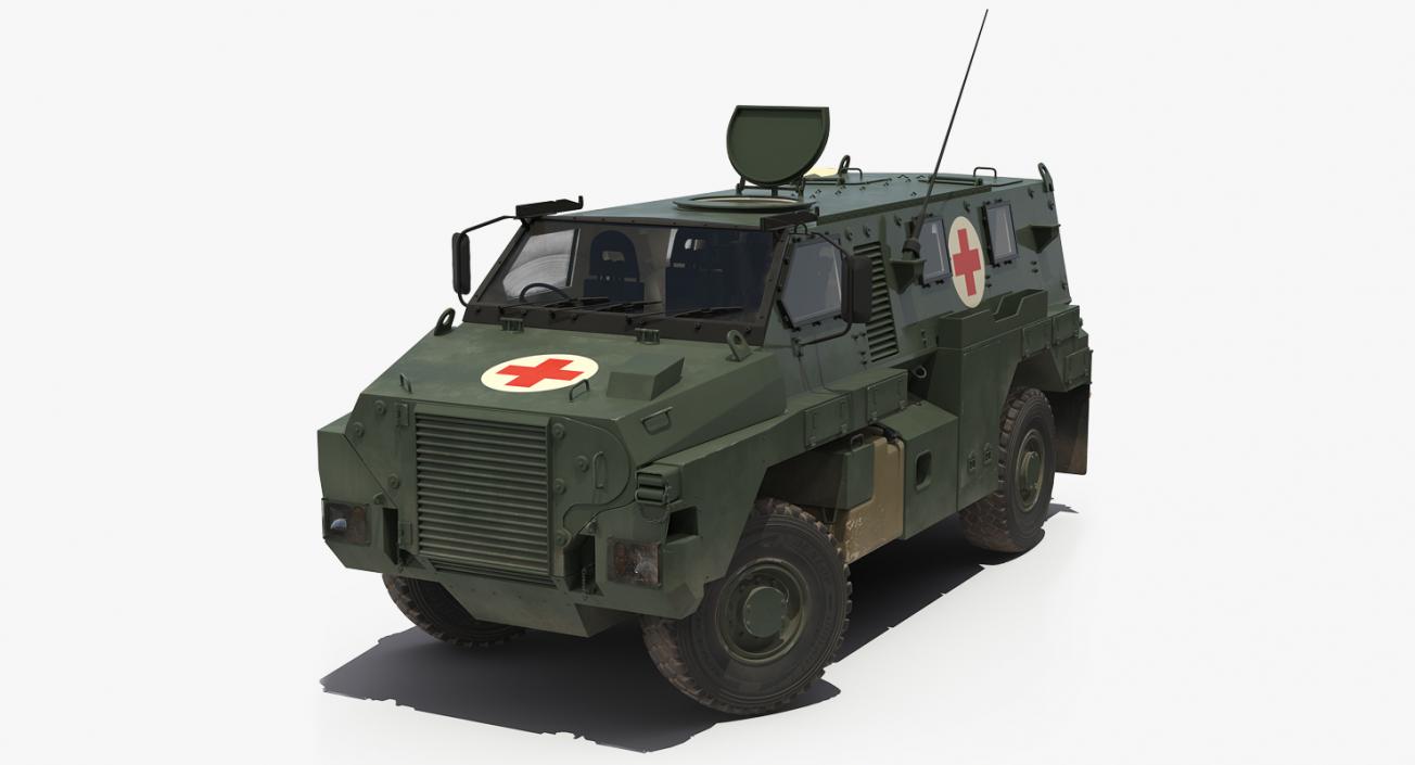 Medic Bushmaster MR6 Rigged 3D