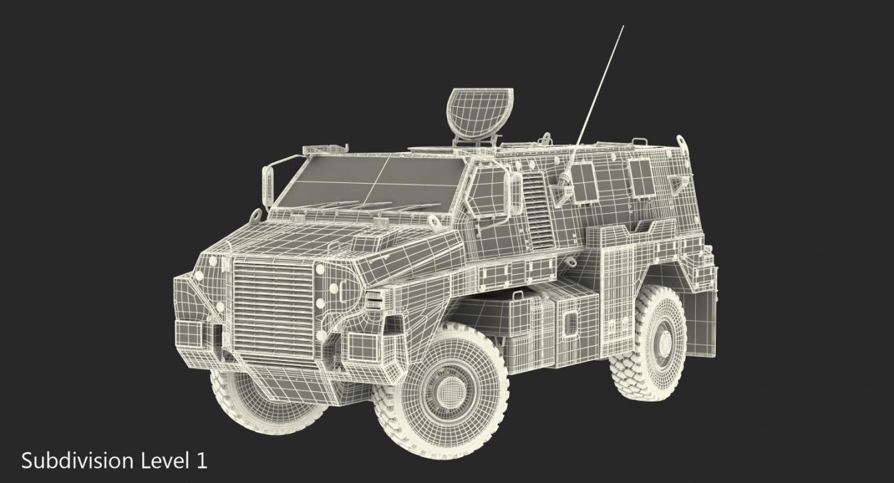 Medic Bushmaster MR6 Rigged 3D