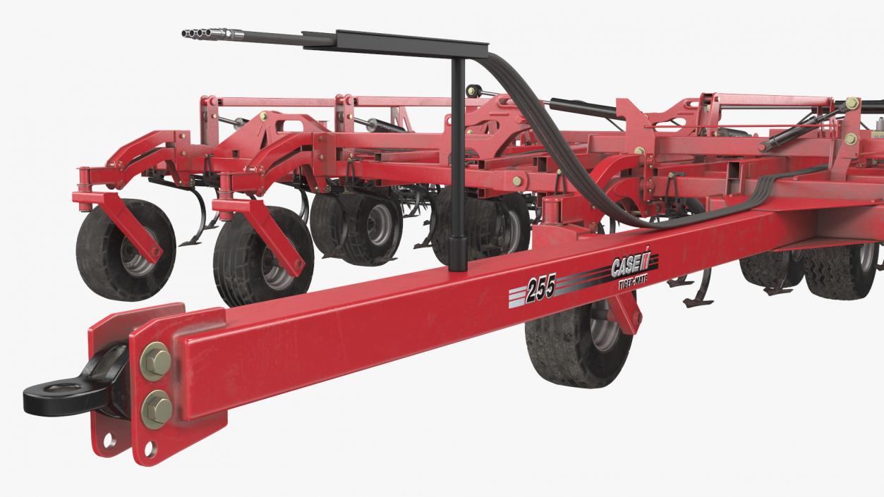 3D CASE Tiger-Mate 255 Field Cultivator Rigged model