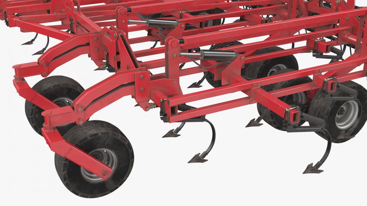 3D CASE Tiger-Mate 255 Field Cultivator Rigged model