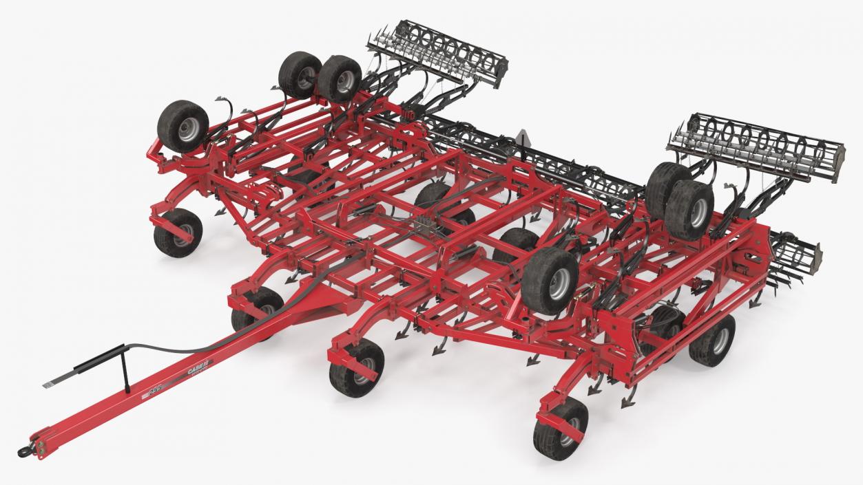 3D CASE Tiger-Mate 255 Field Cultivator Rigged model