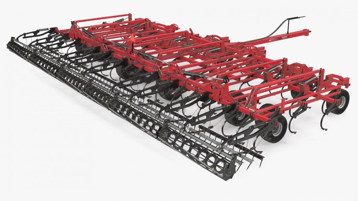 3D CASE Tiger-Mate 255 Field Cultivator Rigged model