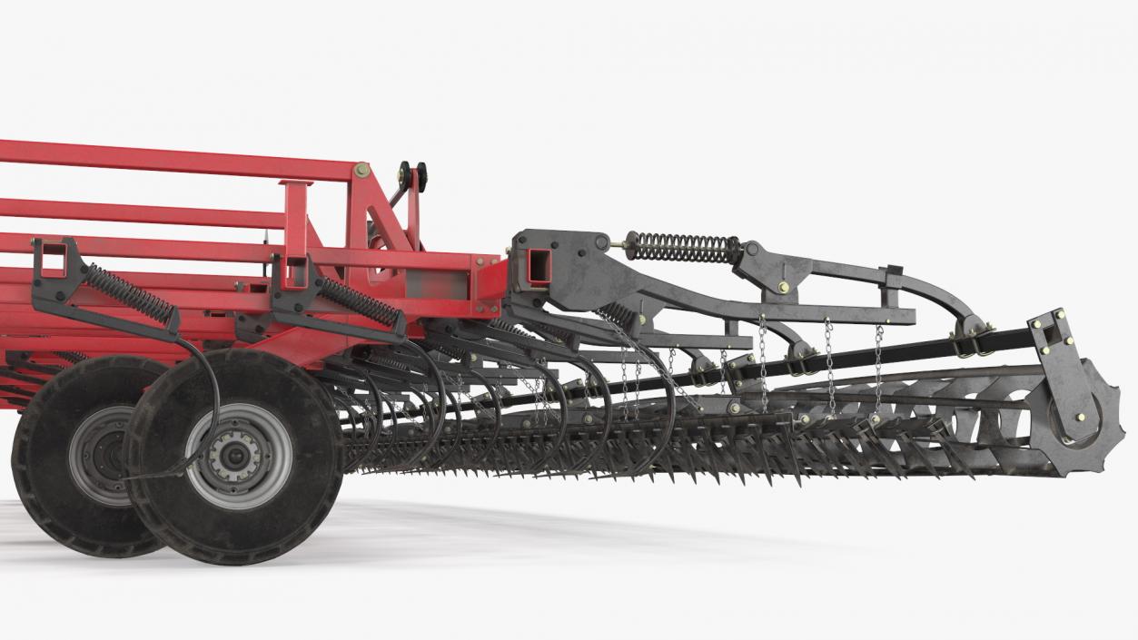 3D CASE Tiger-Mate 255 Field Cultivator Rigged model