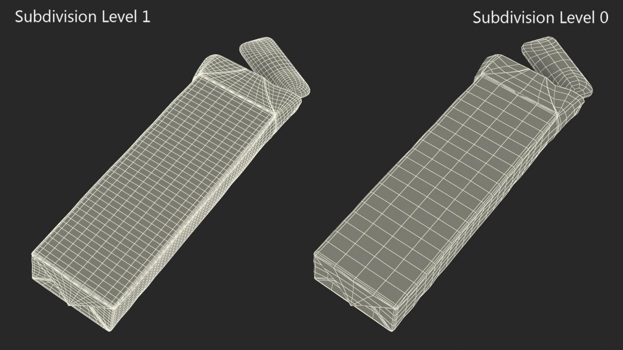 3D Chewing Gum Pack Open with Pad(1) model