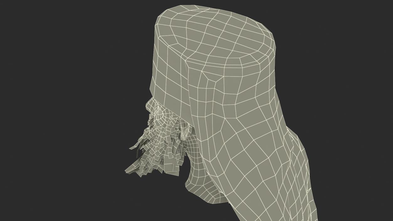 3D Orthodox Monk Head model