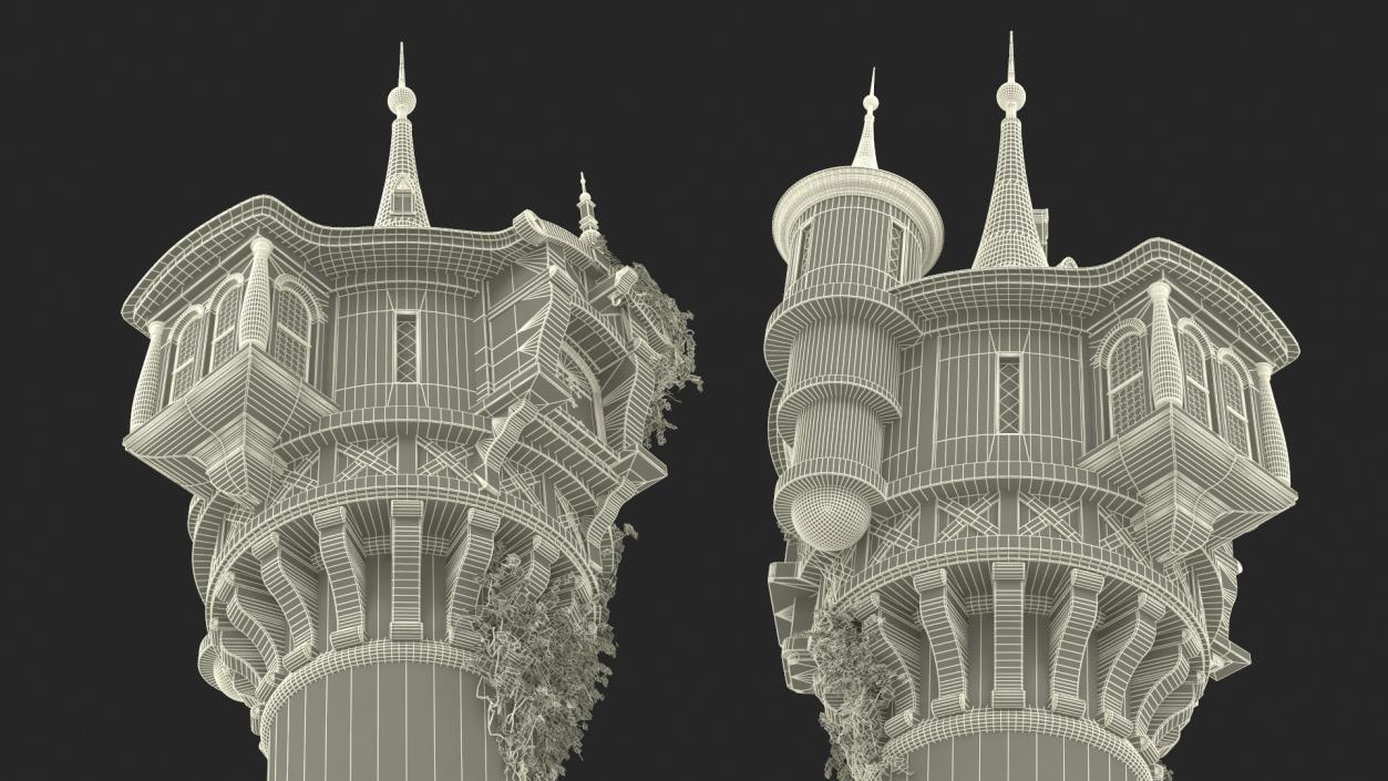 Tangled Rapunzel Tower 3D