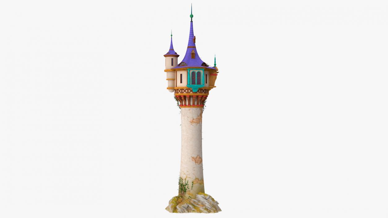 Tangled Rapunzel Tower 3D