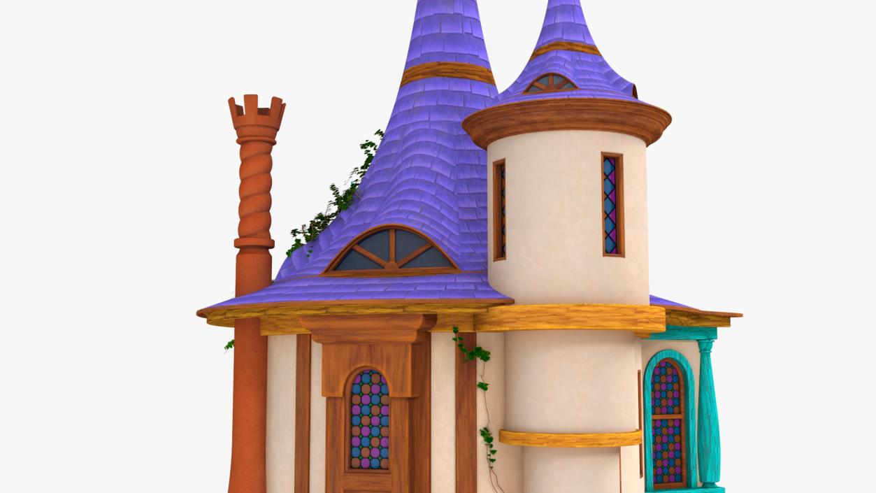 Tangled Rapunzel Tower 3D