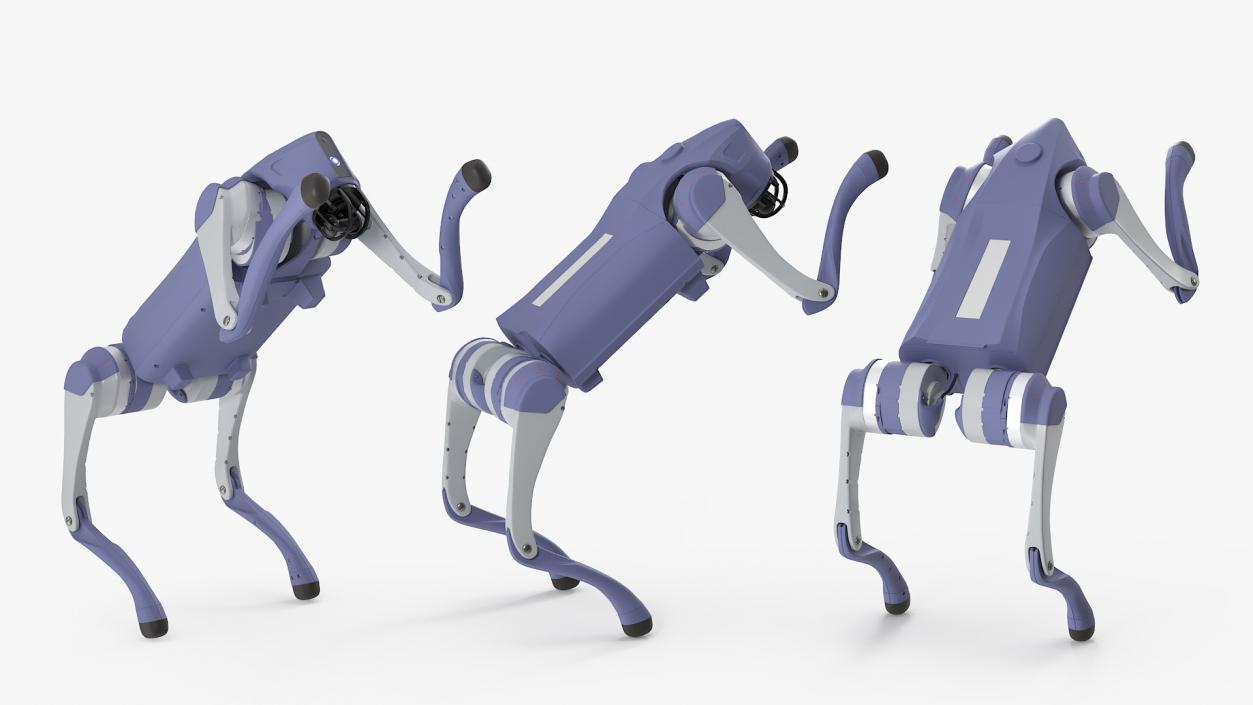 3D model Humanoid Robot Meets Robot Dog