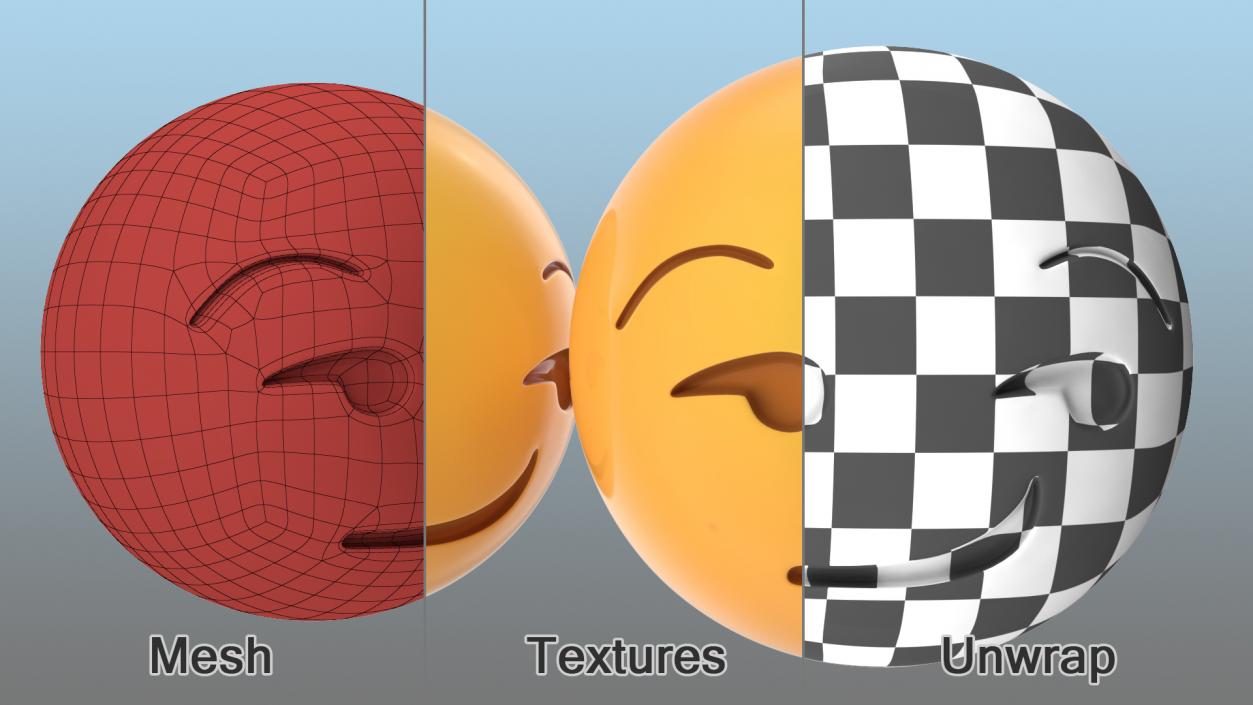 3D Smirk Emoji