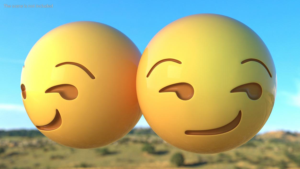 3D Smirk Emoji