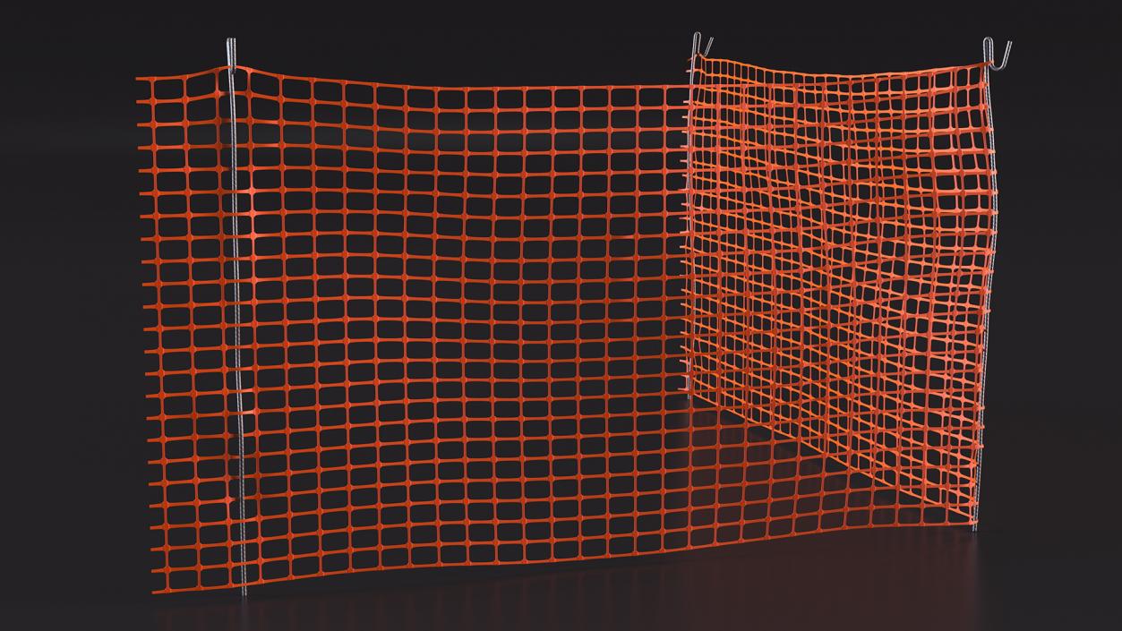 Mesh Fence Set 3D model