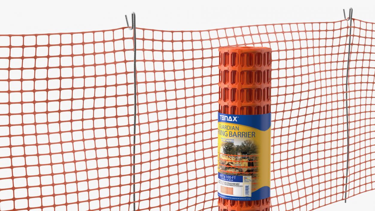 Mesh Fence Set 3D model