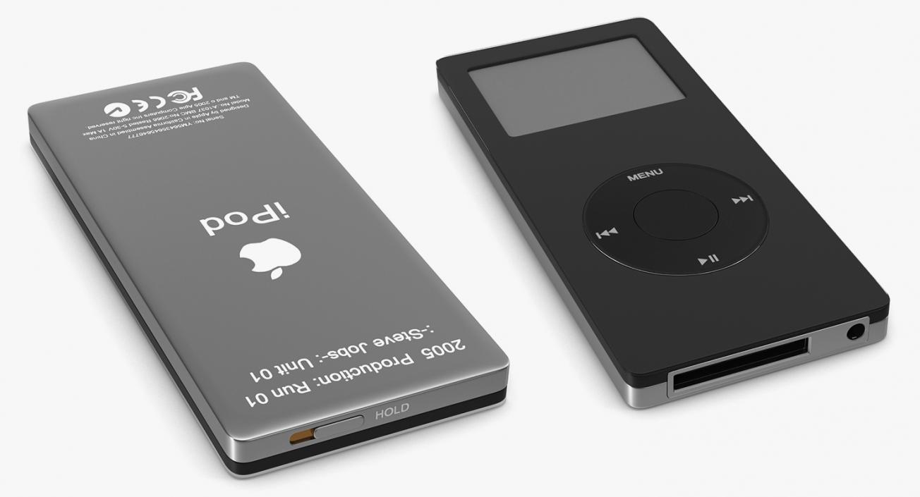 Portable Music Players Big Collection 3D