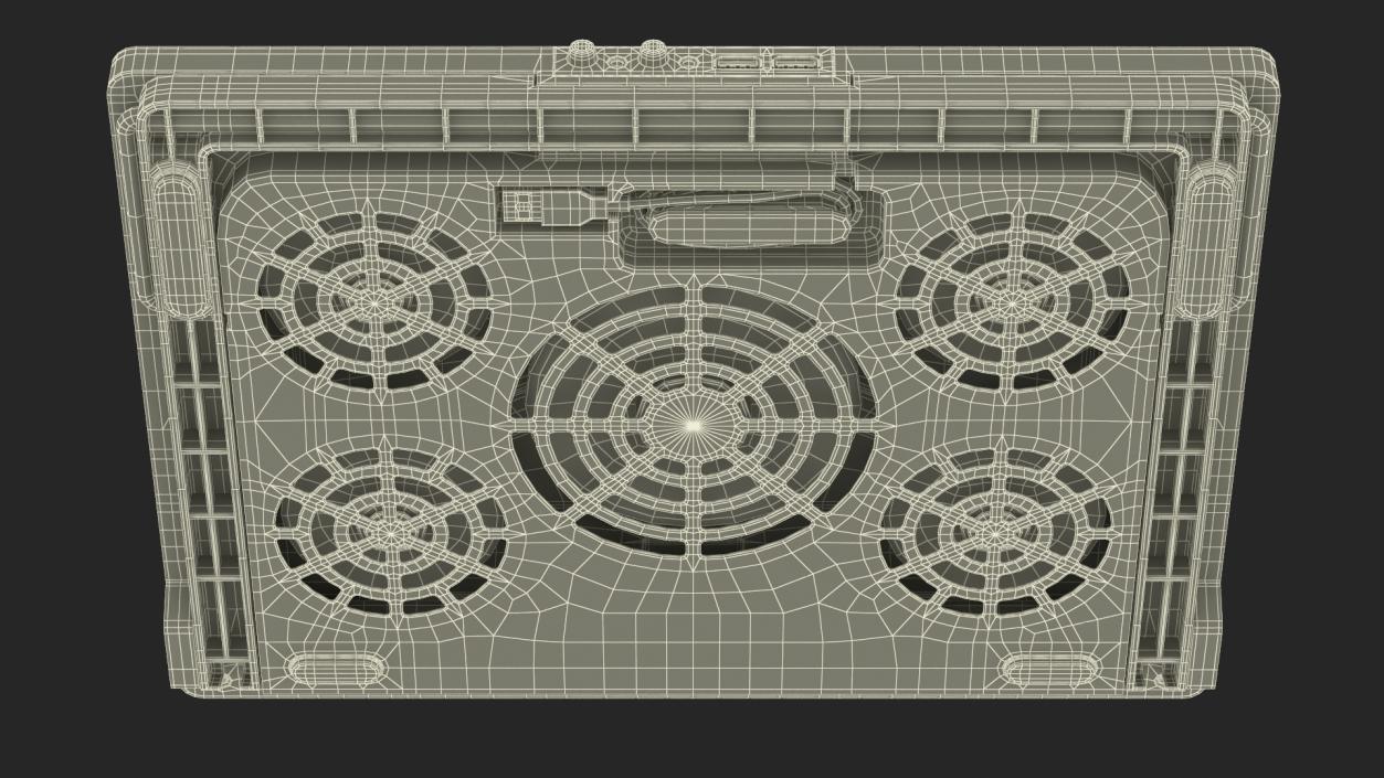 3D model Activated Laptop Cooling Stand