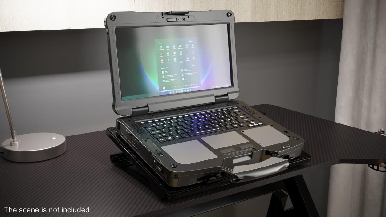 3D model Activated Laptop Cooling Stand