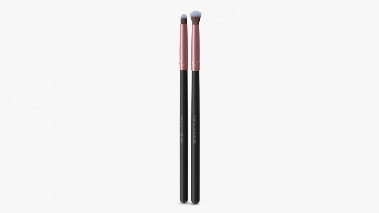 Angled Eyeshadow and Detail Brush Fur 3D