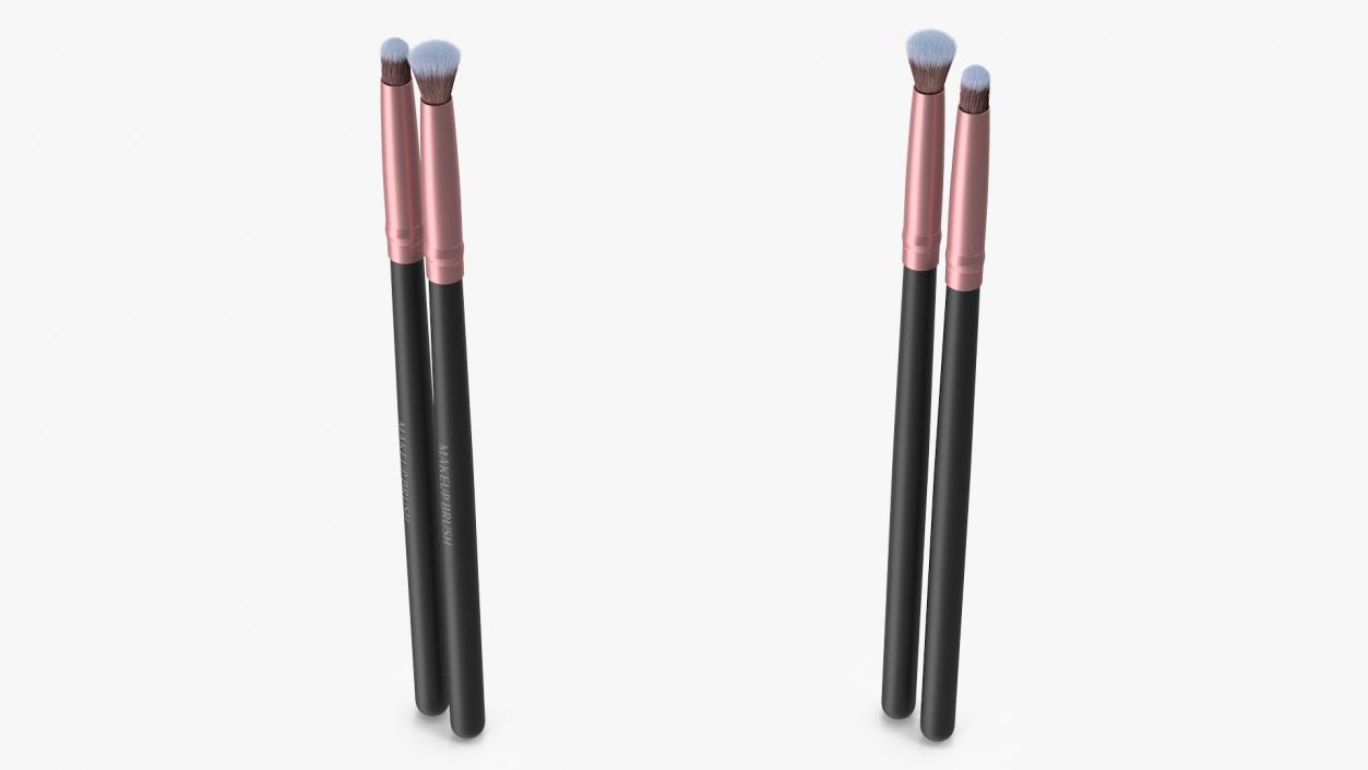 Angled Eyeshadow and Detail Brush Fur 3D