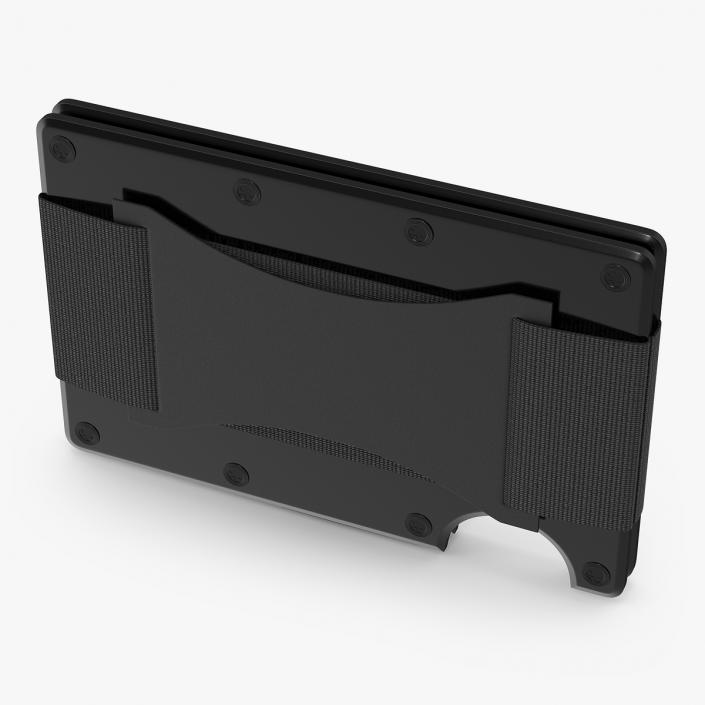 Slim Wallet Empty 3D