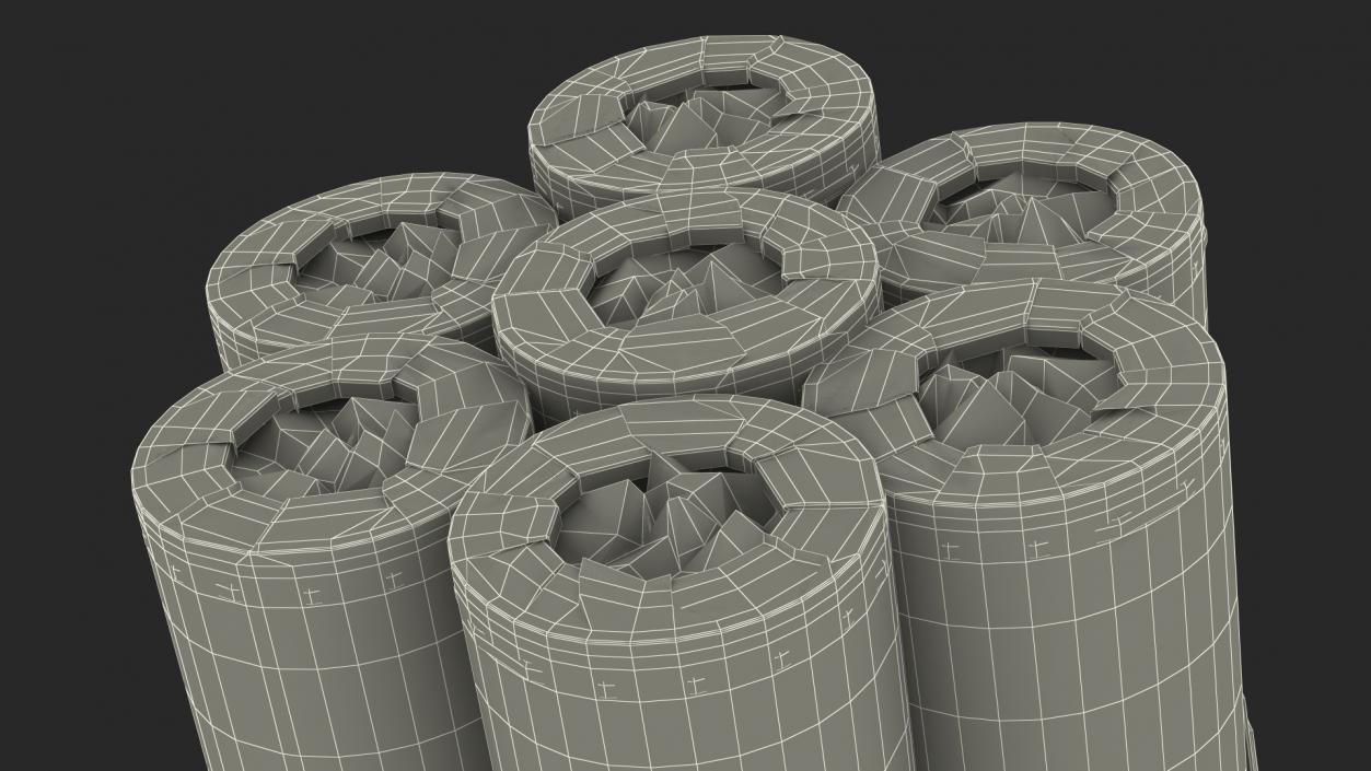 3D Dynamite Time Bomb model