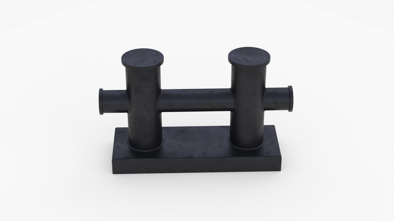 Mooring Bollard Double 3D