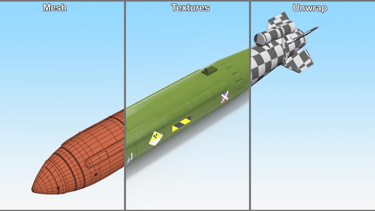 3D Nuclear Bombs Collection 3