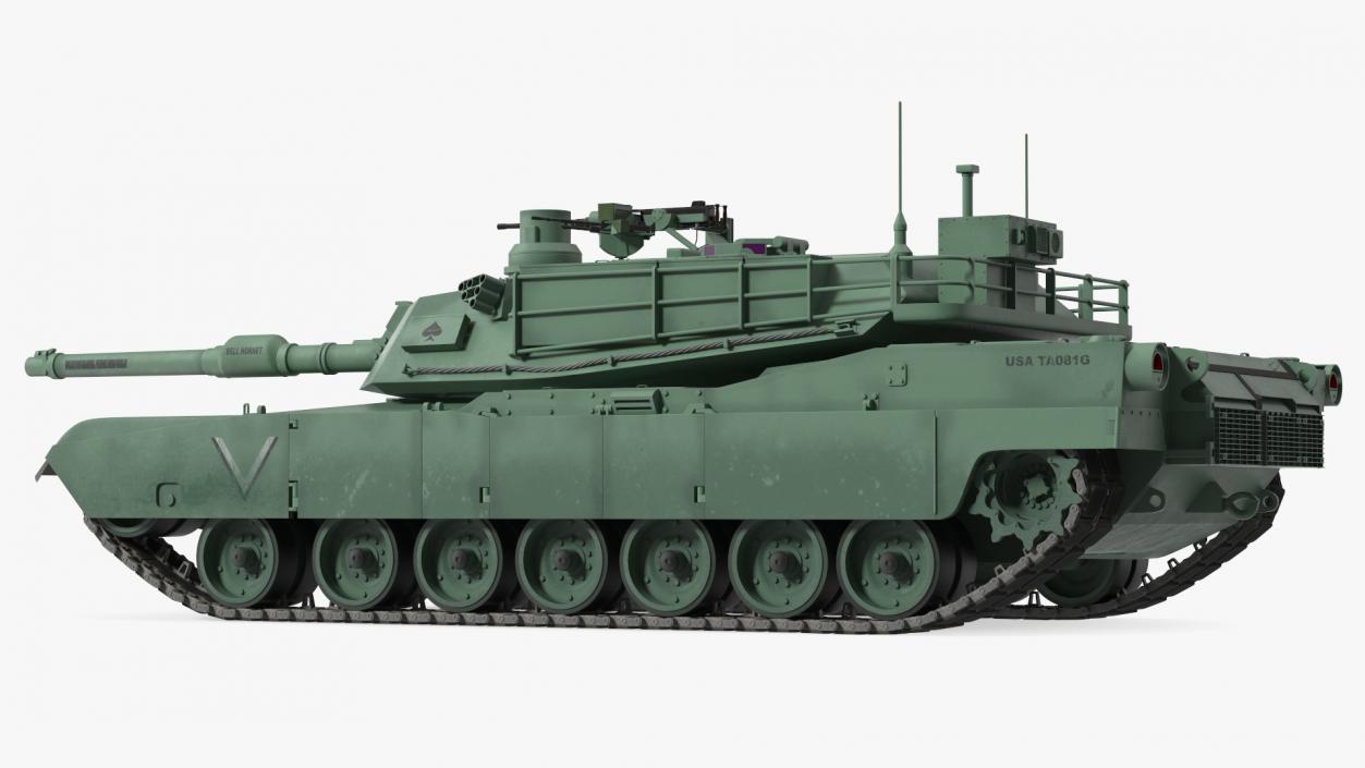 3D Toy M1 Abrams 2 Green