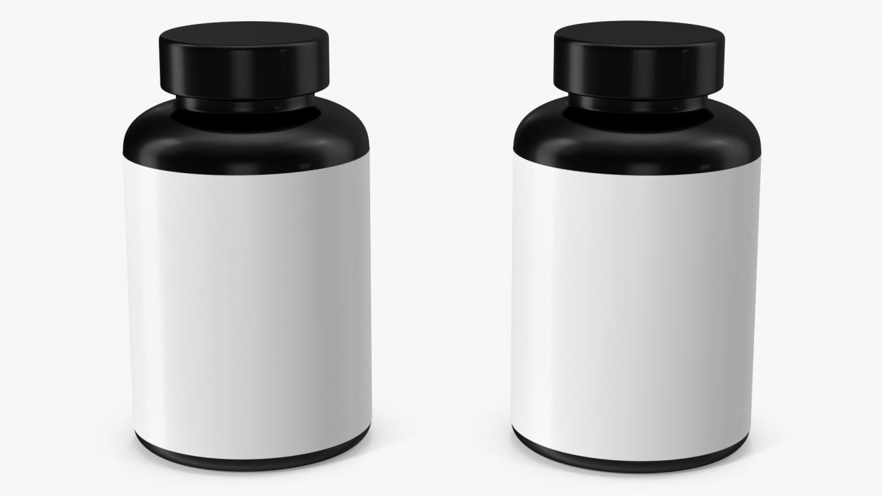 Empty Pill Bottles Collection 3D model