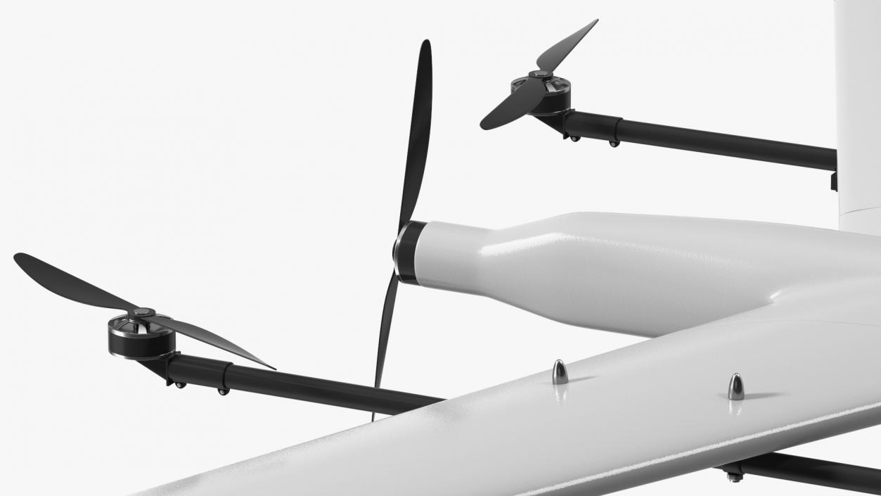 ZALA VTOL Unmanned Aerial Vehicle Rigged for Maya 3D model