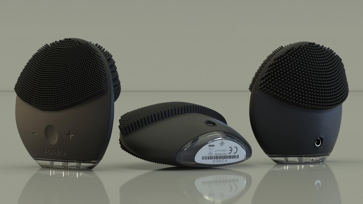 3D LUNA Black Mini 2 Foreo model