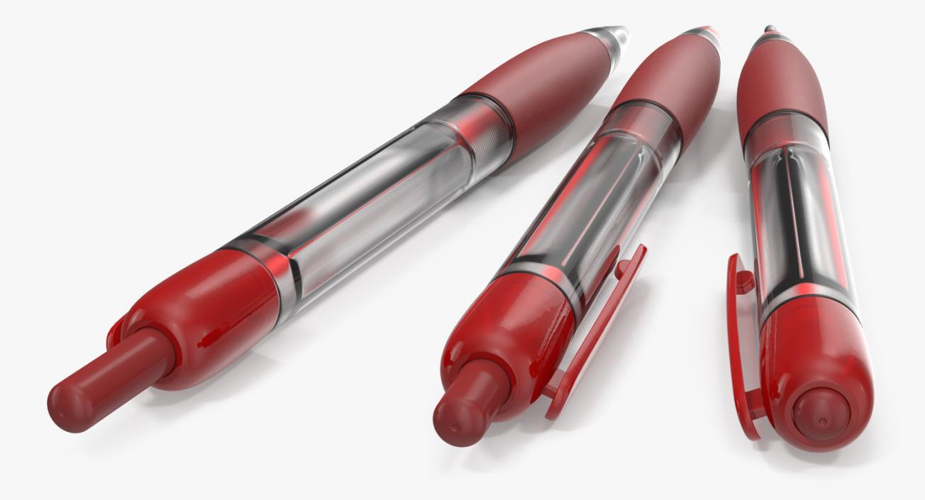 Red Ball Pen 3D