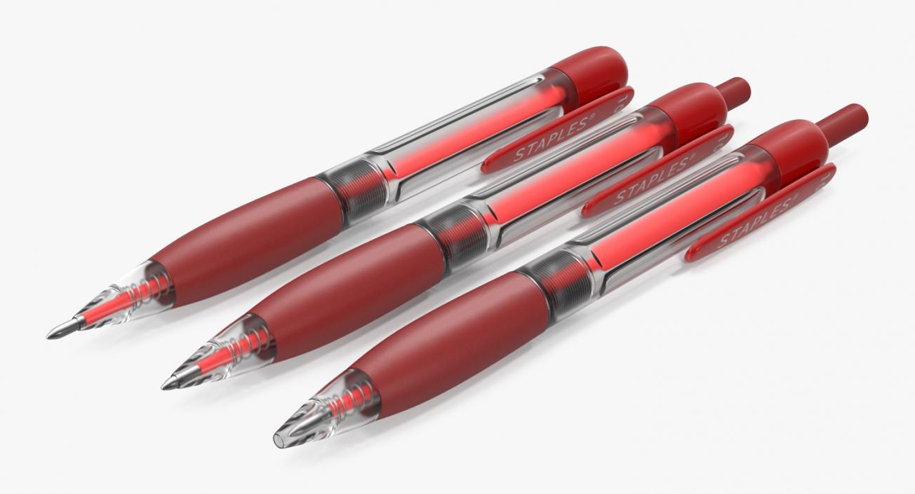 Red Ball Pen 3D