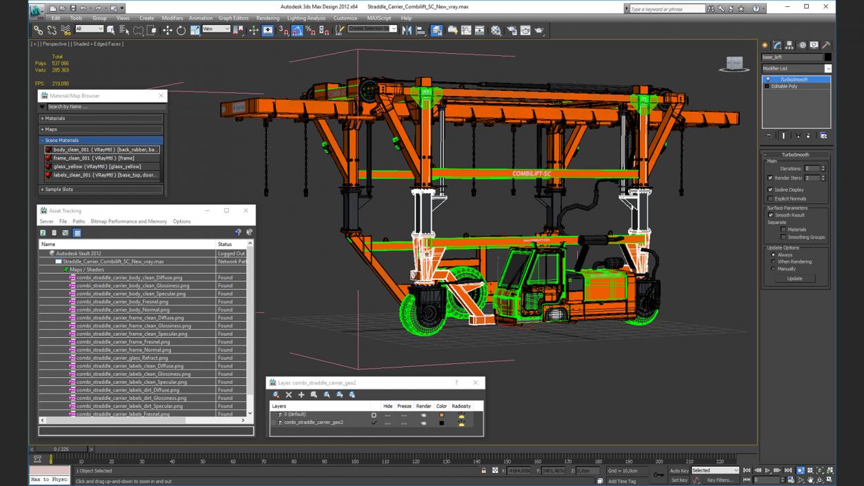 3D Straddle Carrier Combilift SC New model