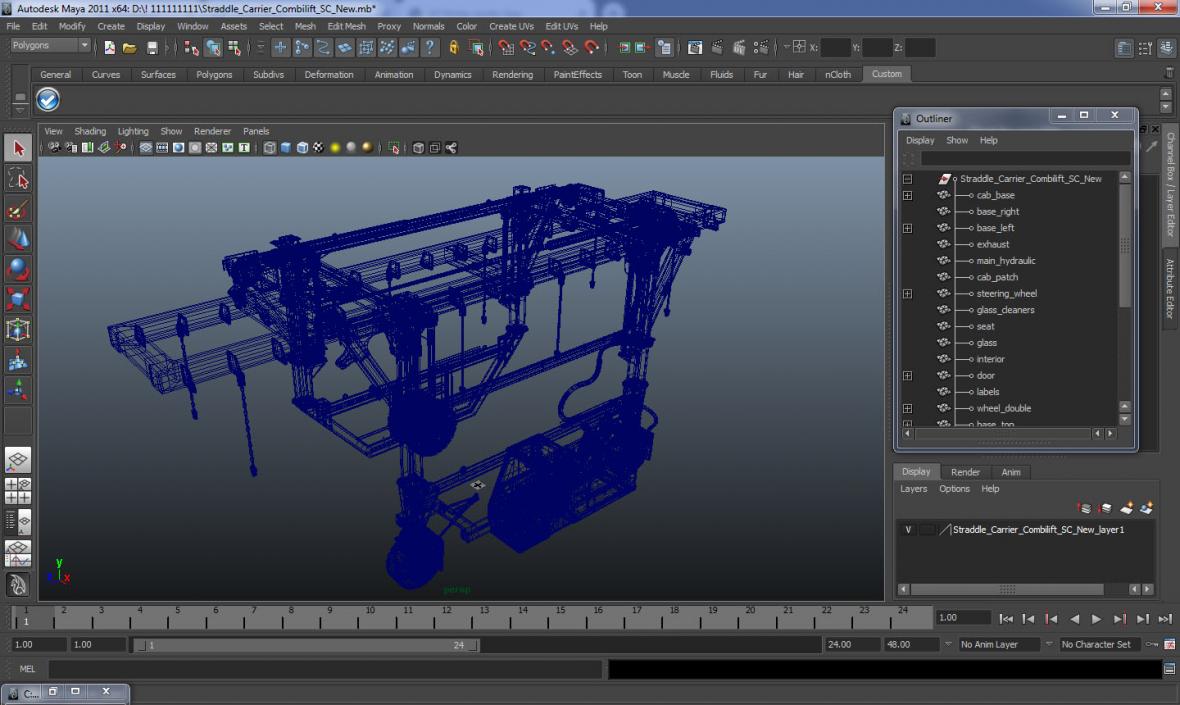 3D Straddle Carrier Combilift SC New model