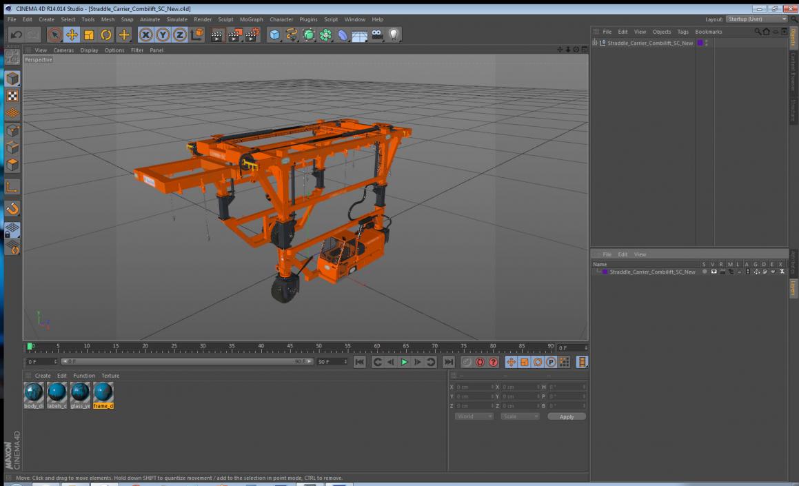 3D Straddle Carrier Combilift SC New model