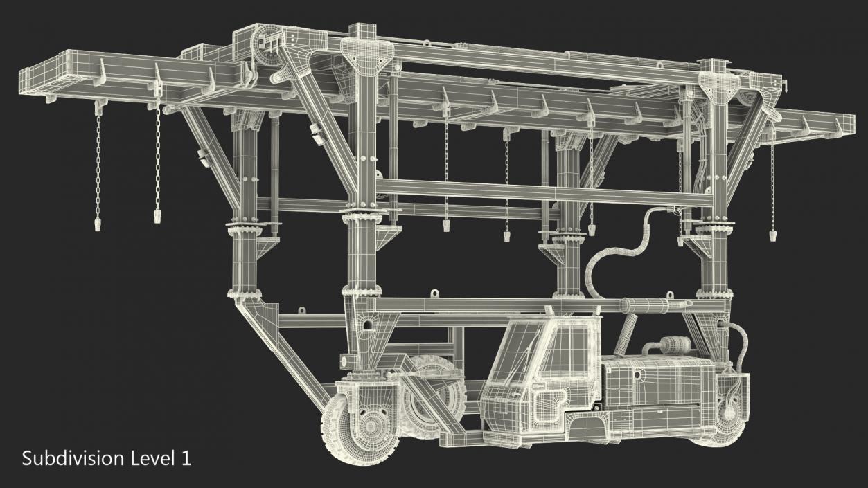 3D Straddle Carrier Combilift SC New model