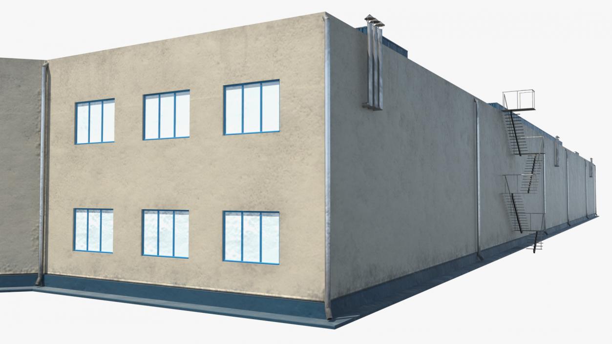 3D Industrial Building 2